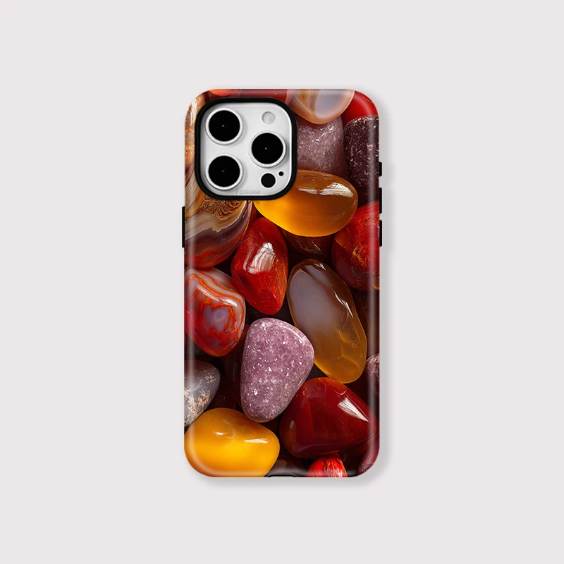Matte Beautiful Stones Case iPhone 15 Pro Max - View 1
