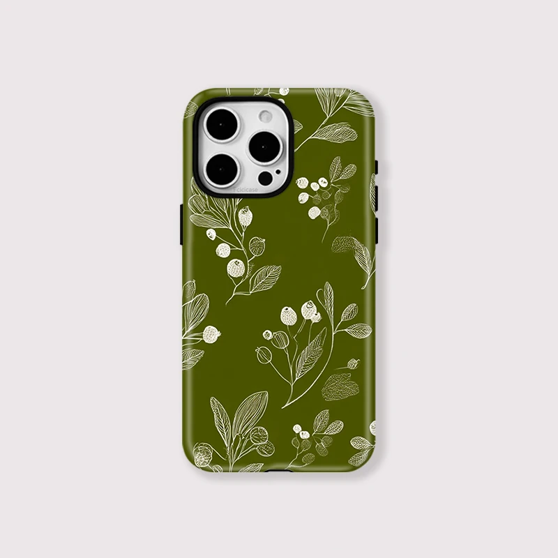 Matte Flower Acrylic Case iPhone 15 Pro Max - View 1