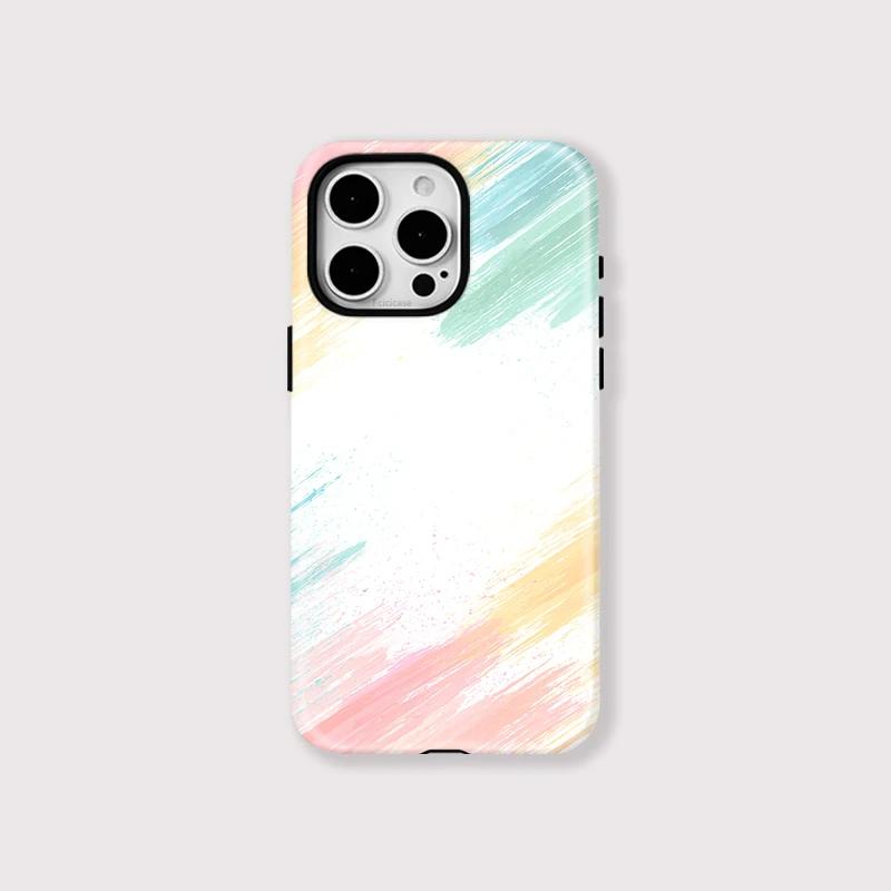 Colorful Painting 2-in-1 Shockproof Case iPhone 15 Pro Max - View 1