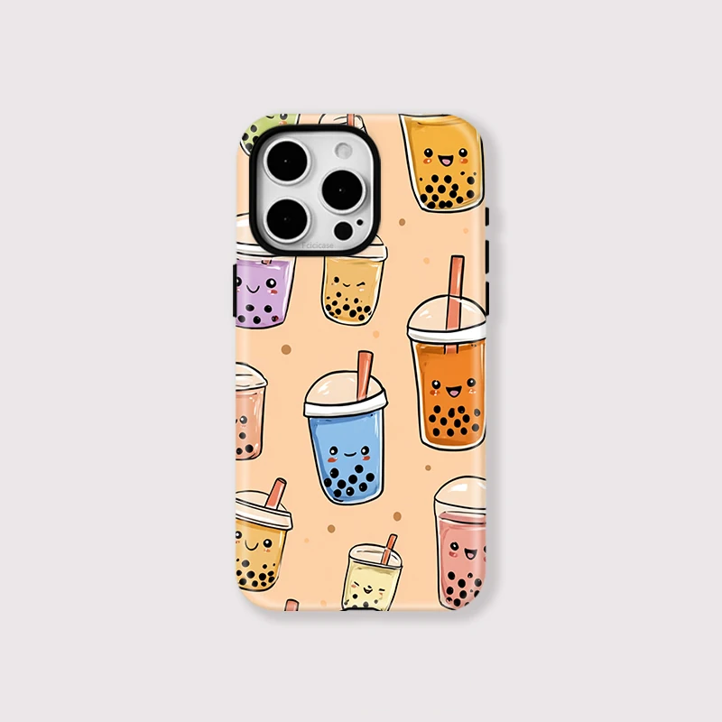 Milk Tea 2-in-1 Double-layer Case iPhone 16 Pro Max - View 1