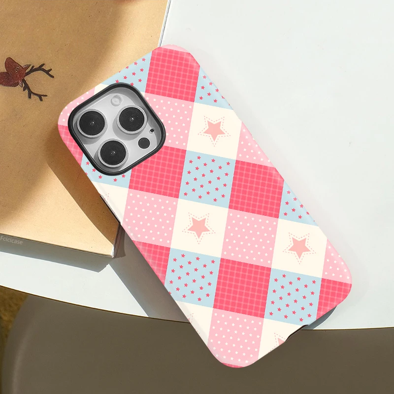 Acrylic Star Grid Case iPhone 16 - View 3