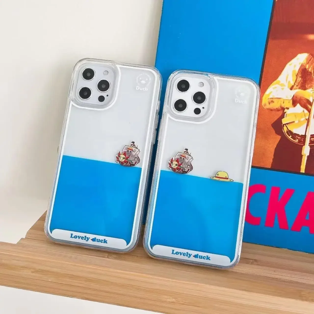 Pirate Ship Liquid Case iPhone 16 ProMax - Front View