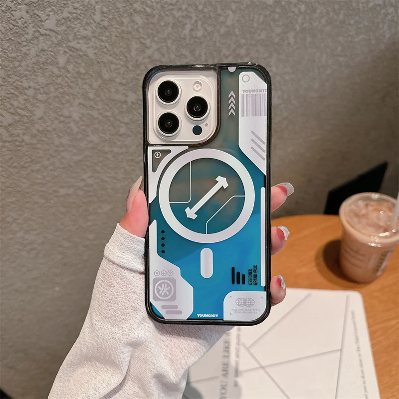 Glow Geometric Case iPhone 16 Pro Max